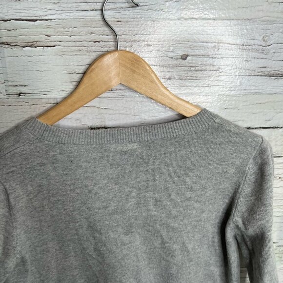 Goodnight macaroon top sweater gray  red plaid size small - Picture 6 of 9